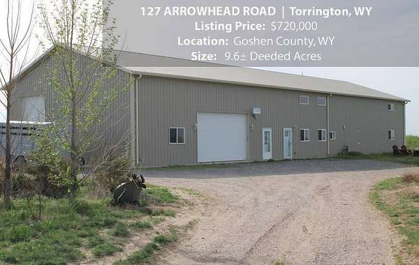 9.6 Acres of Residential Land with Home for Sale in Torrington, Wyoming