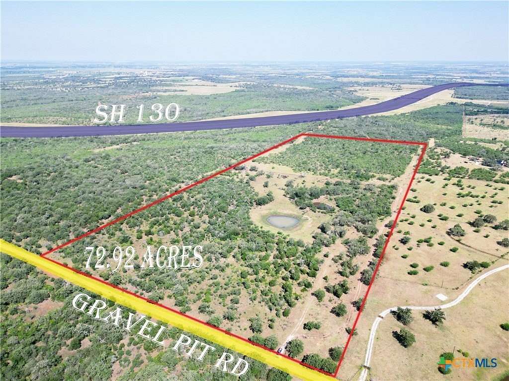 73 Acres of Agricultural Land for Sale in Seguin, Texas
