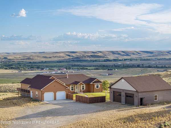 10.2 Acres of Land with Home for Sale in Boulder, Wyoming