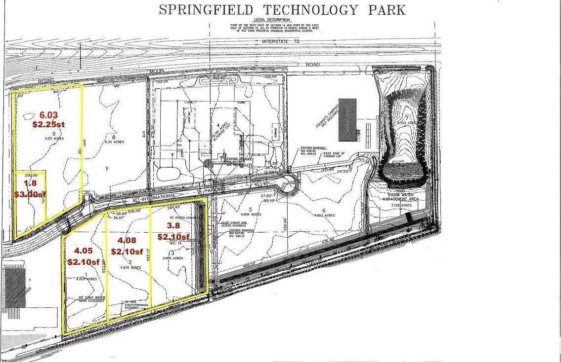 6 Acres of Commercial Land for Sale in Springfield, Illinois