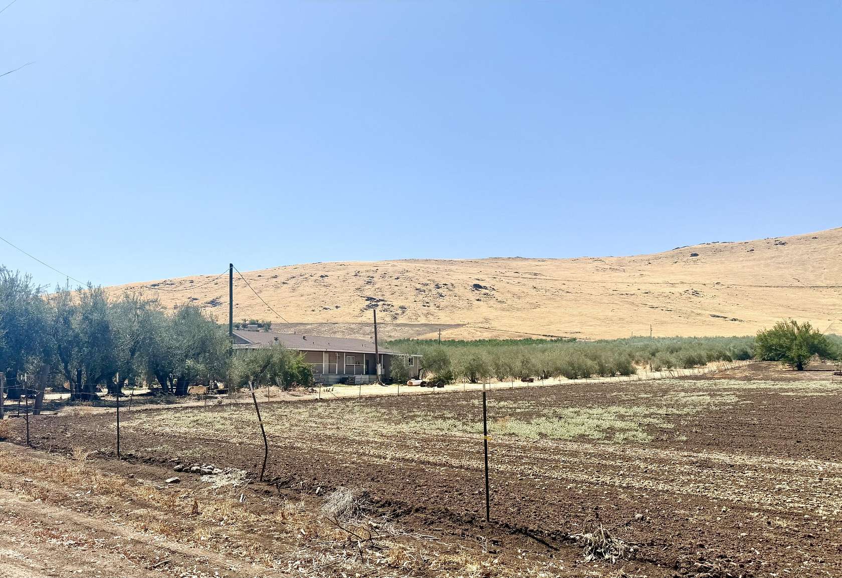 9.64 Acres of Residential Land with Home for Sale in Woodlake, California
