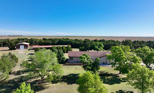 9.37 Acres of Land with Home for Sale in Wauneta, Nebraska