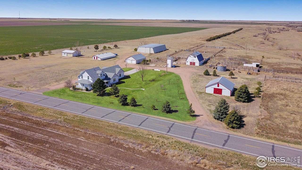 50.5 Acres of Agricultural Land with Home for Sale in Haxtun, Colorado