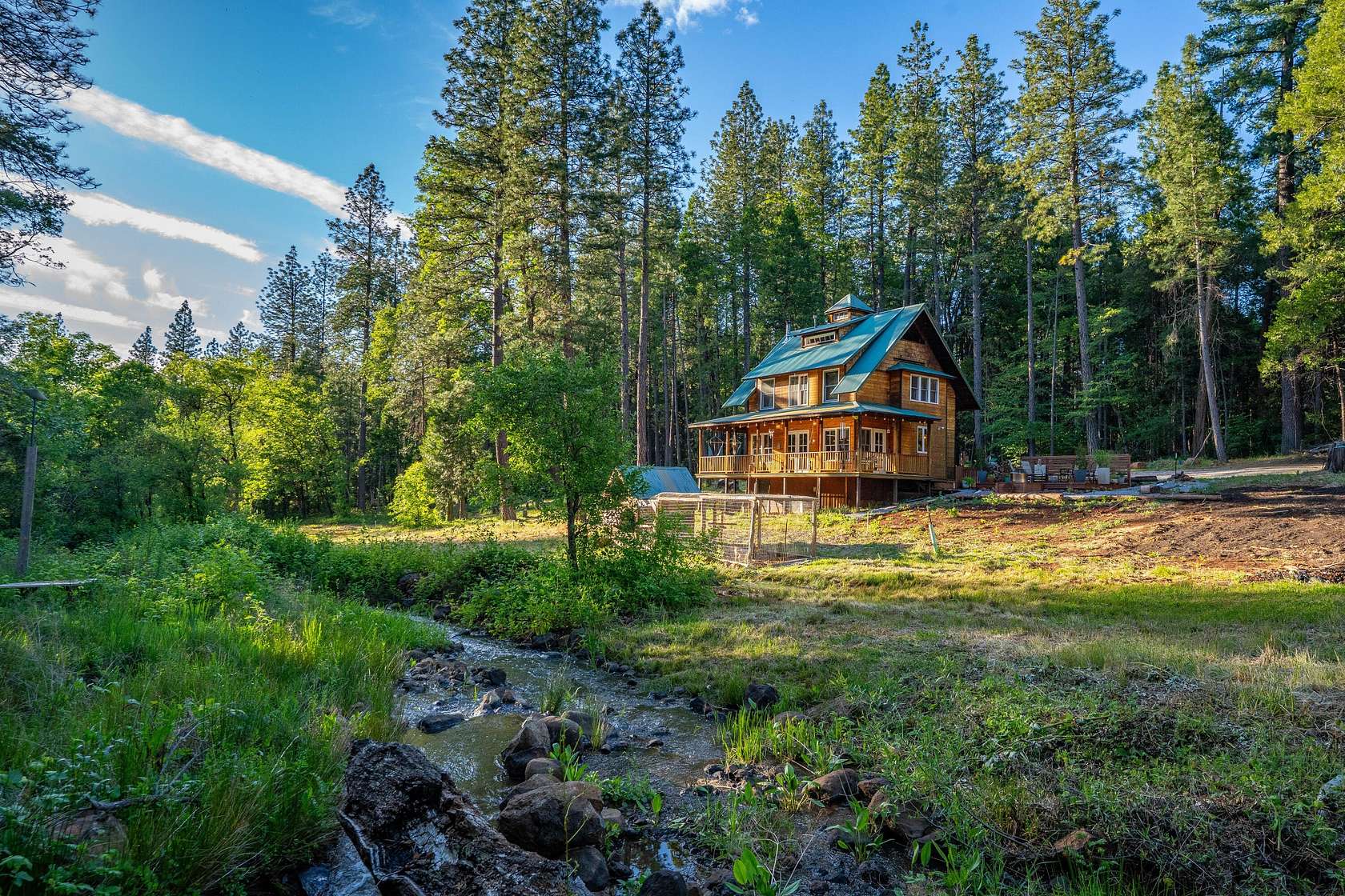 5 Acres of Residential Land with Home for Sale in Shingletown, California