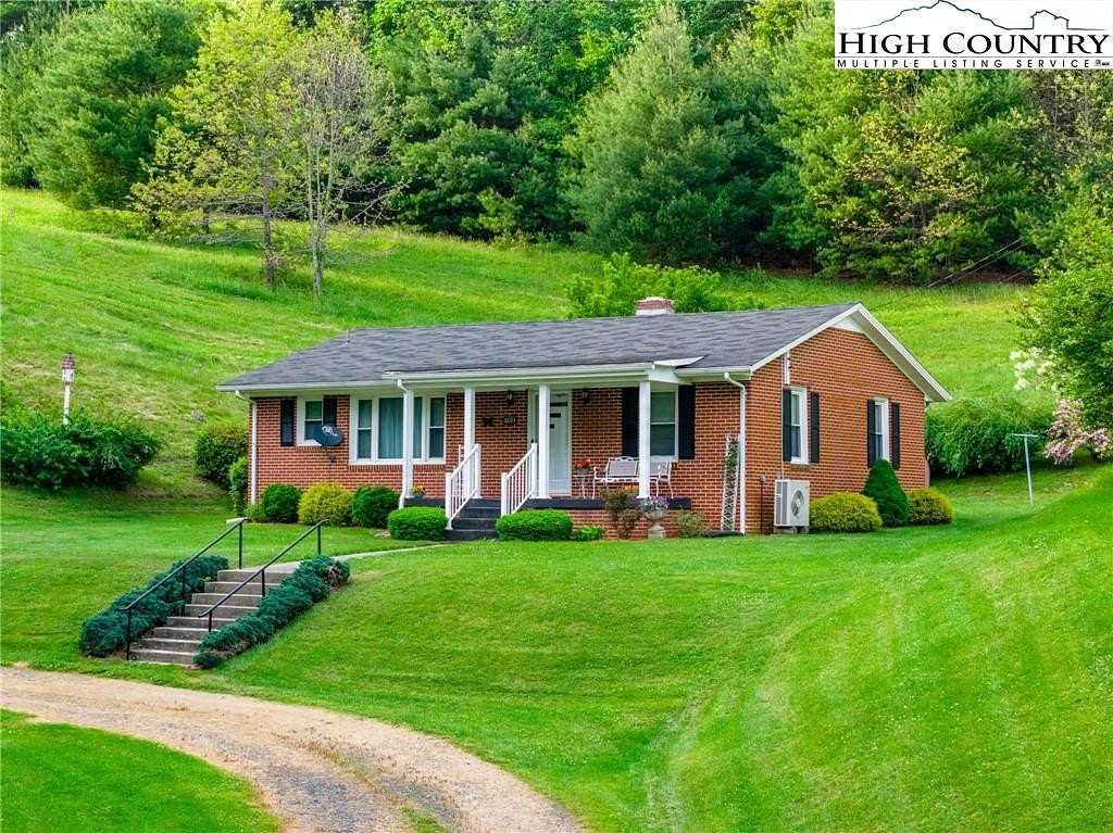 3.19 Acres of Residential Land with Home for Sale in Laurel Springs, North Carolina