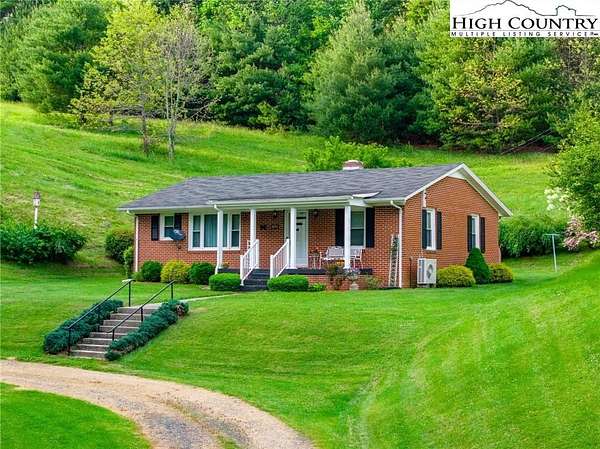 3.19 Acres of Residential Land with Home for Sale in Laurel Springs, North Carolina