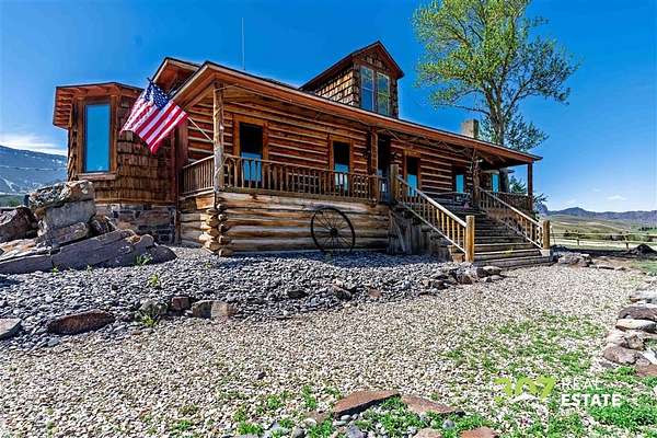 33.3 Acres of Agricultural Land with Home for Sale in Cody, Wyoming