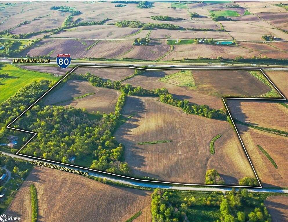 112 Acres of Land with Home for Sale in Iowa City, Iowa