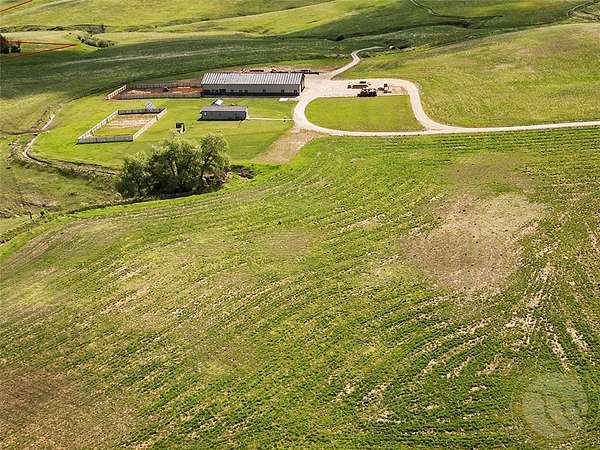 158 Acres of Land with Home for Sale in Roberts, Montana