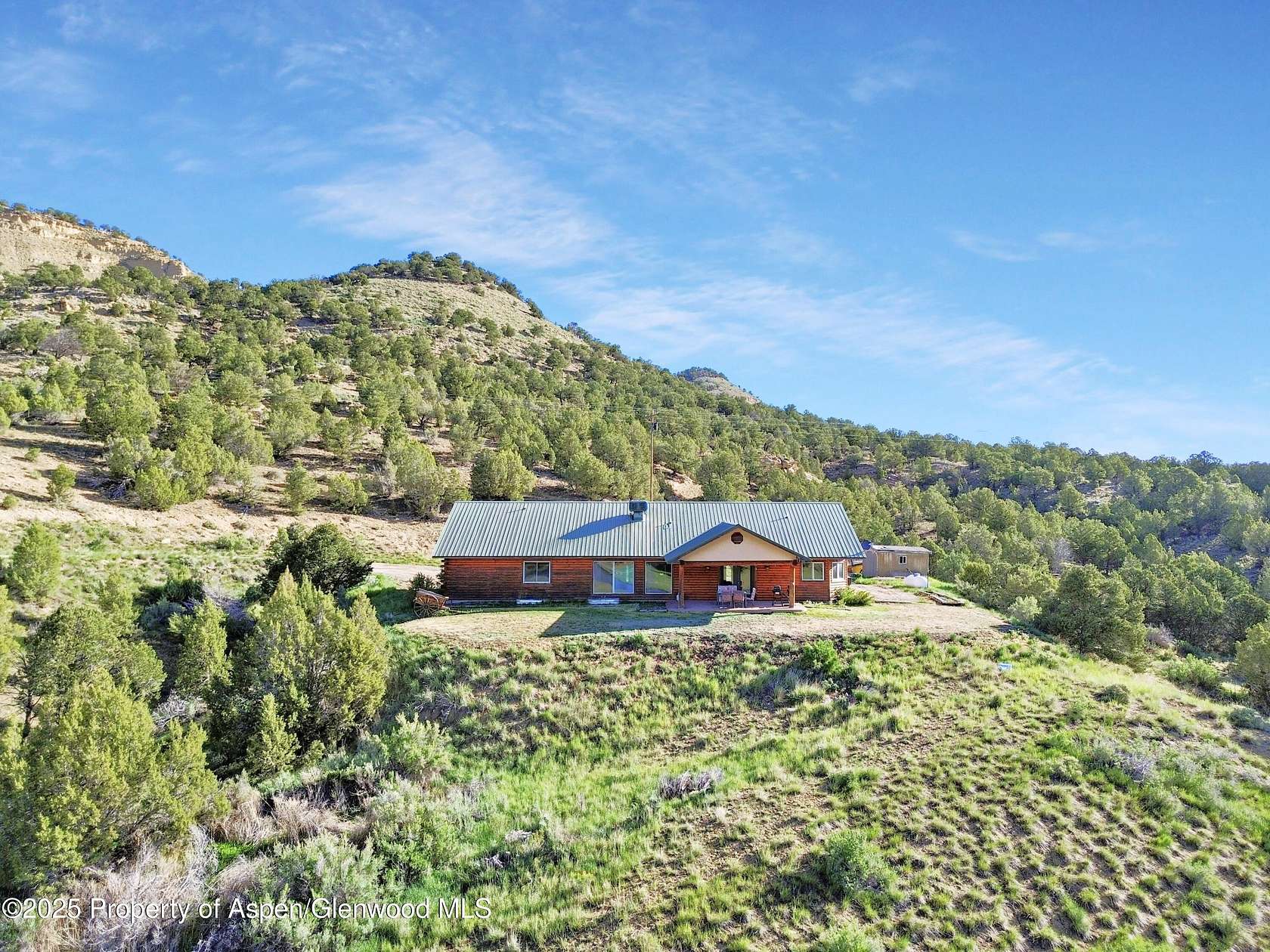 27 Acres of Recreational Land with Home for Sale in Meeker, Colorado