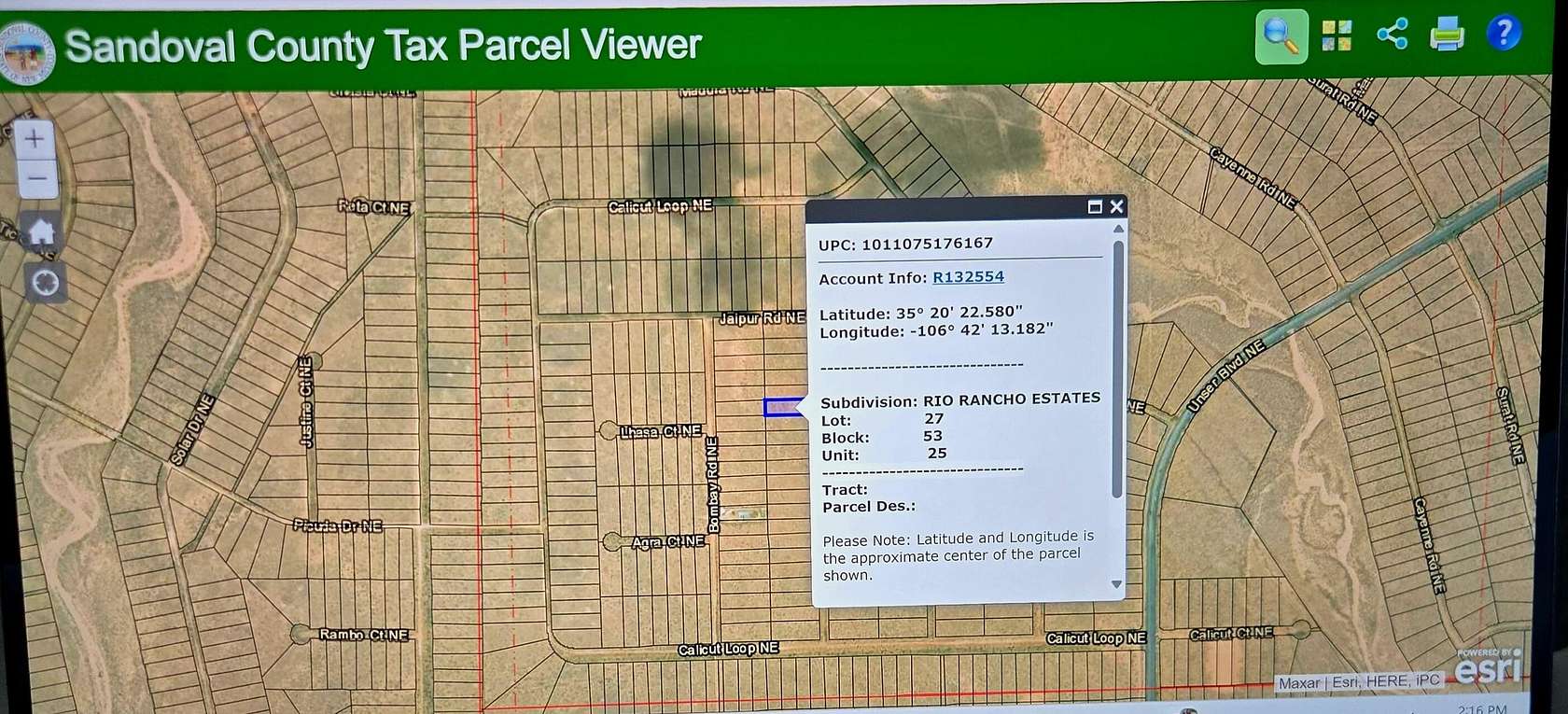 0.5 Acres of Land for Sale in Rio Rancho, New Mexico
