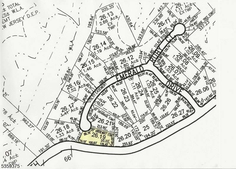 0.94 Acres of Residential Land for Sale in Hardyston Township, New Jersey