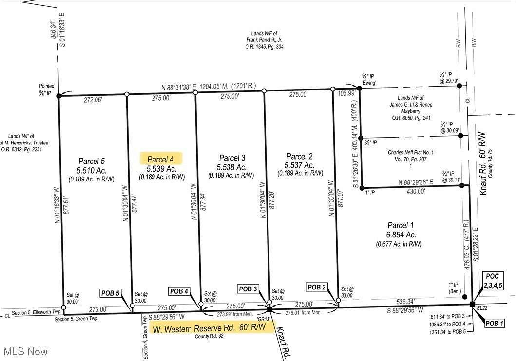 5.54 Acres of Residential Land for Sale in Canfield, Ohio
