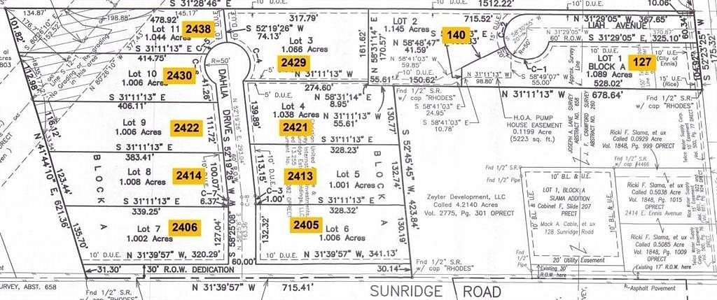1 Acre of Residential Land for Sale in Ennis, Texas