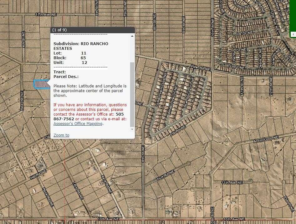 1.2 Acres of Land for Sale in Rio Rancho, New Mexico