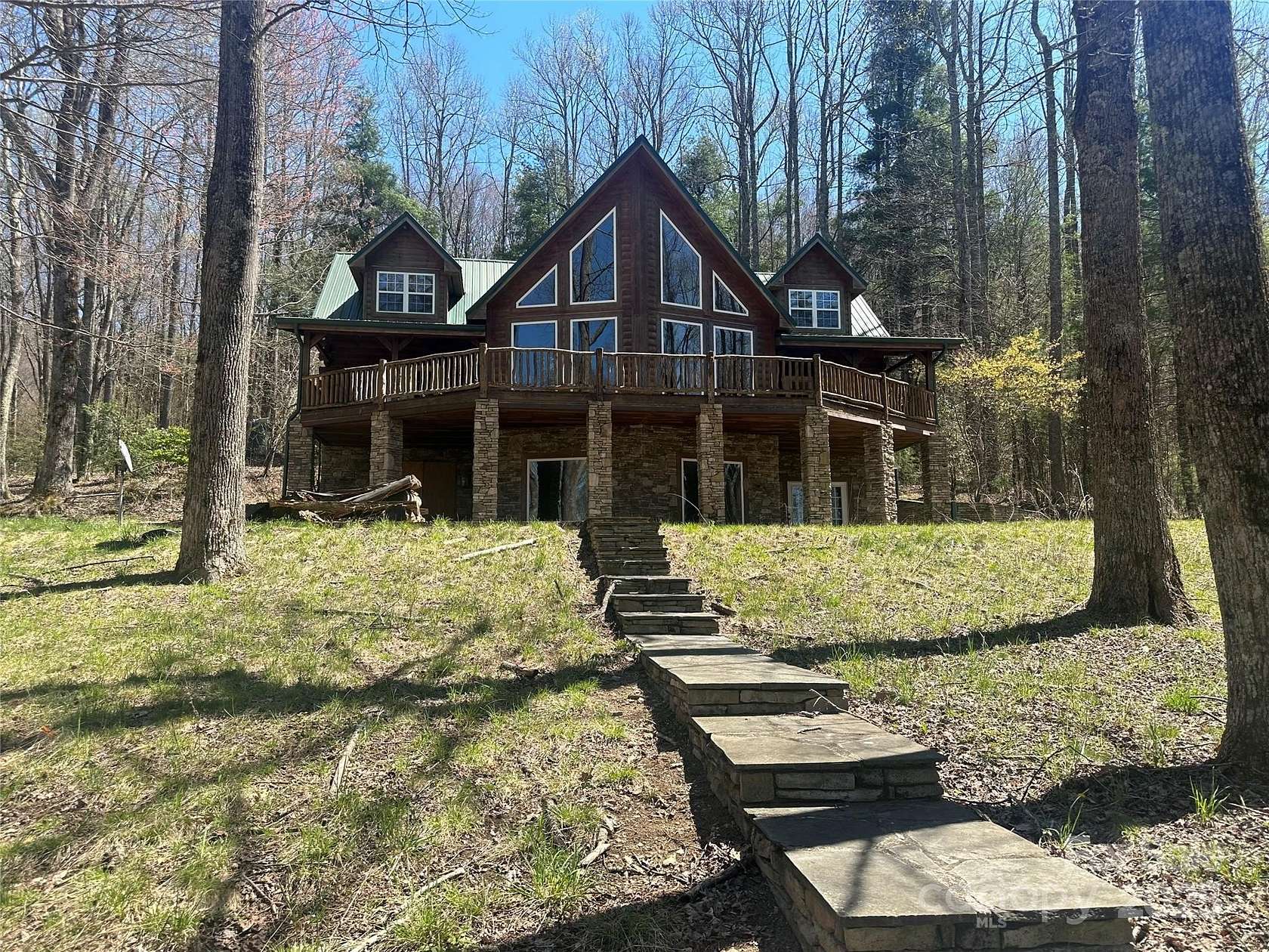 6.87 Acres of Residential Land with Home for Sale in Hendersonville, North Carolina