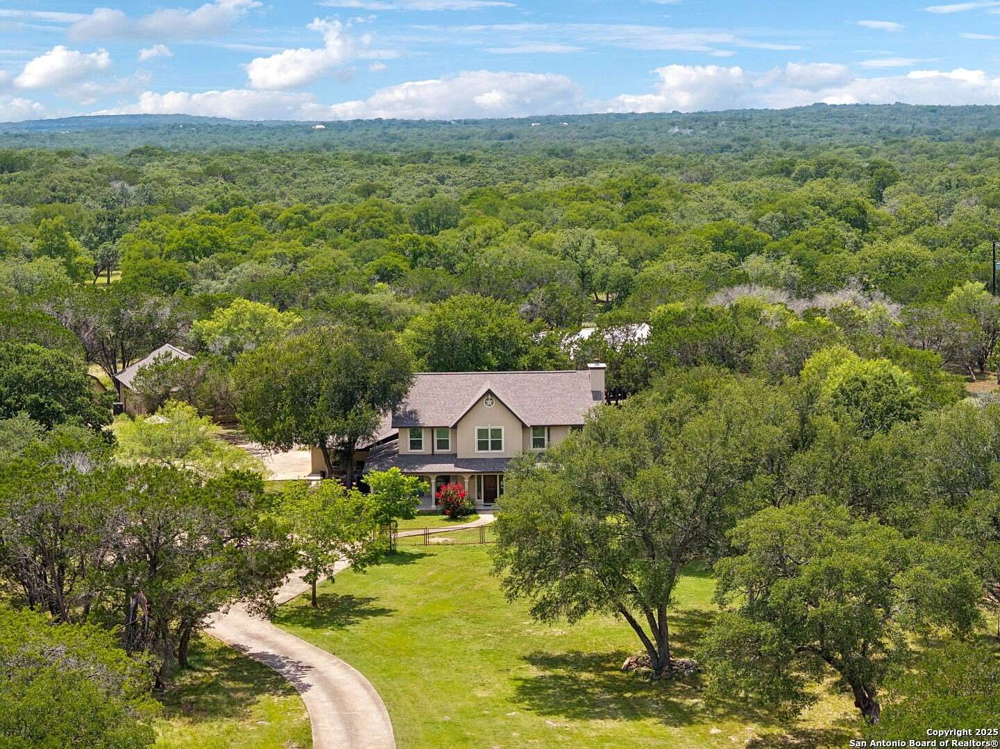 8.63 Acres of Residential Land with Home for Sale in Bulverde, Texas