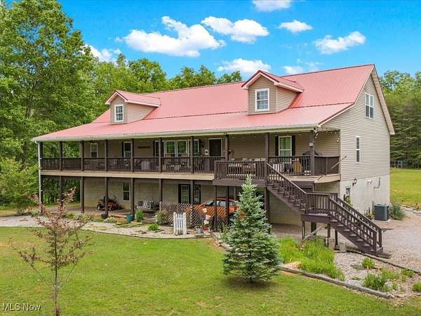 180 Acres of Agricultural Land with Home for Sale in Mount Zion, West Virginia