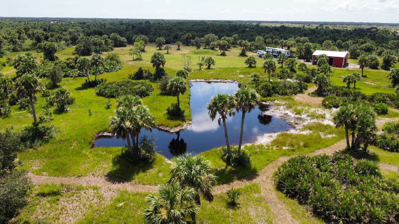 20.8 Acres of Improved Recreational Land for Lease in Okeechobee, Florida
