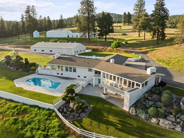 59.5 Acres of Land with Home for Sale in Spokane Valley, Washington