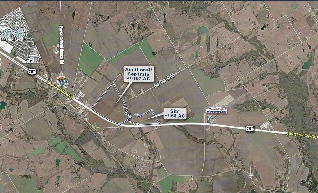 197 Acres of Land for Sale in Ennis, Texas