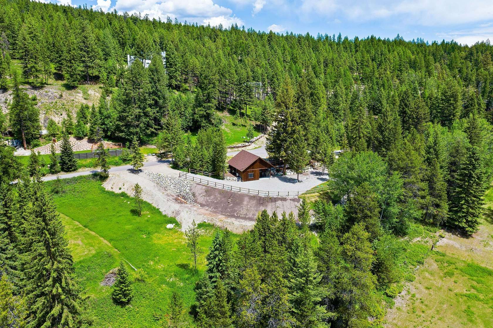 2 Acres of Residential Land with Home for Sale in Whitefish, Montana