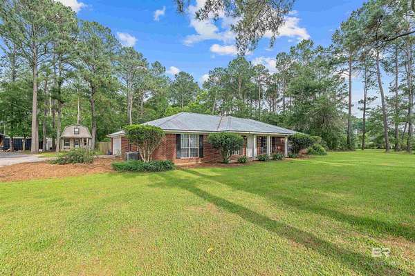 4 Acres of Residential Land with Home for Sale in Silverhill, Alabama