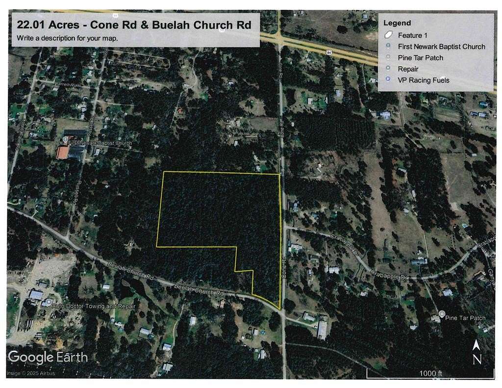 22 Acres of Land for Sale in Thomasville, Georgia