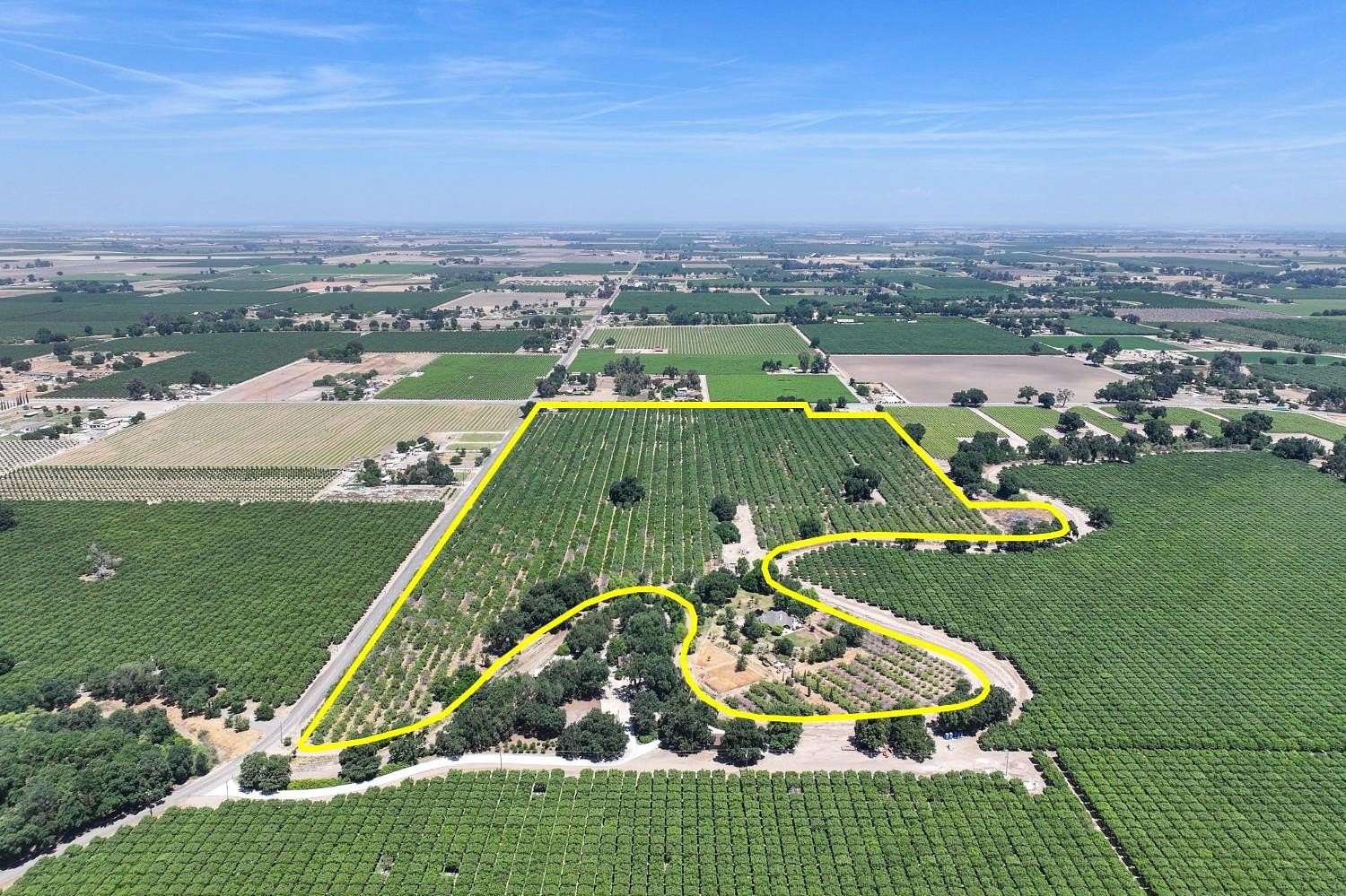 57.9 Acres of Land with Home for Sale in Lemoore, California