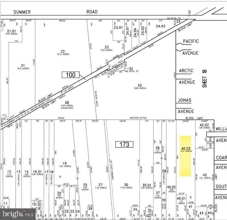 5.7 Acres of Residential Land for Sale in Vineland, New Jersey