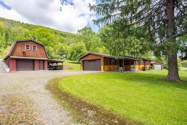9.65 Acres of Land with Home for Sale in Gaines, Pennsylvania