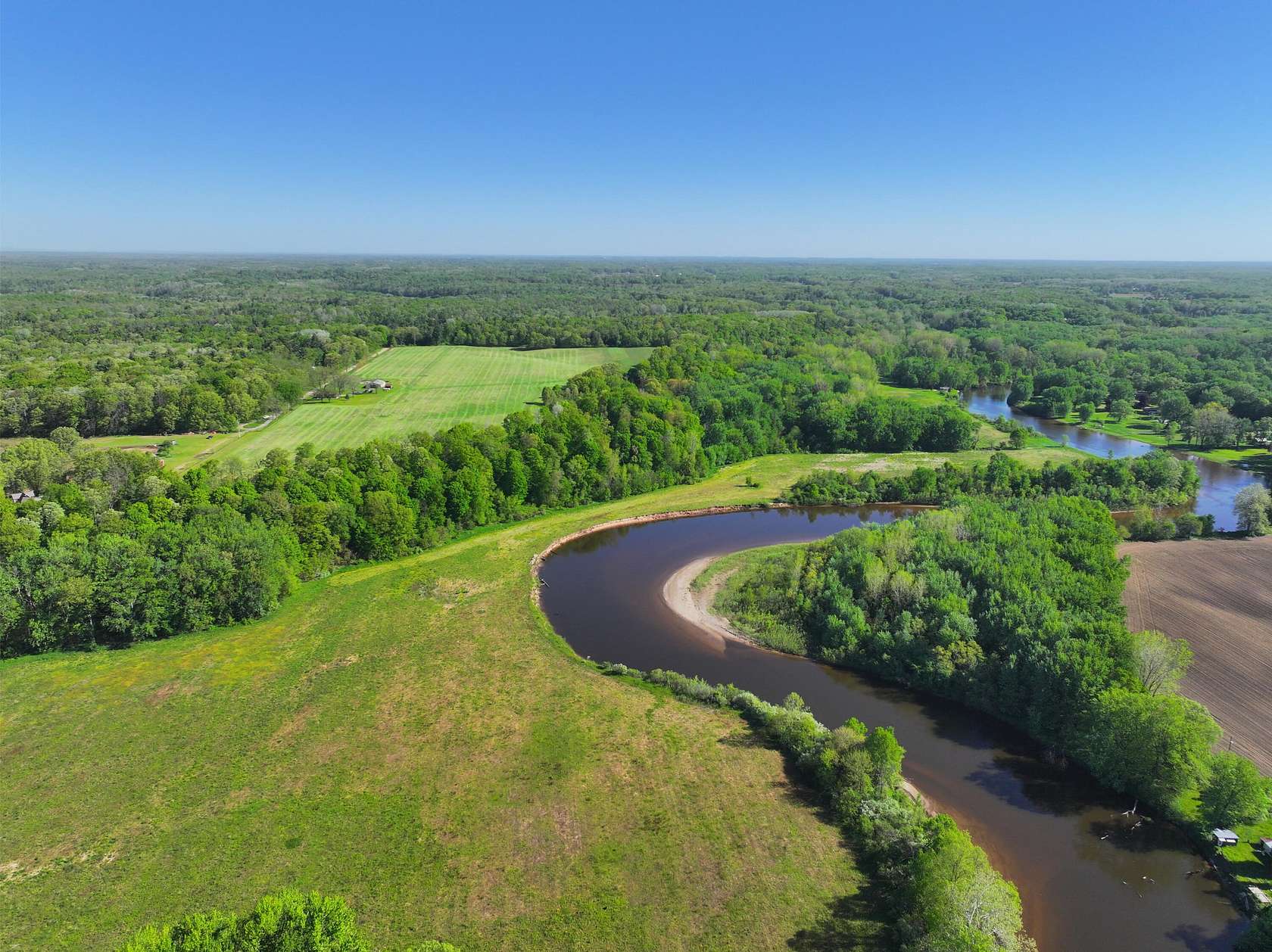 139 Acres of Agricultural Land with Home for Sale in Twin Lake, Michigan