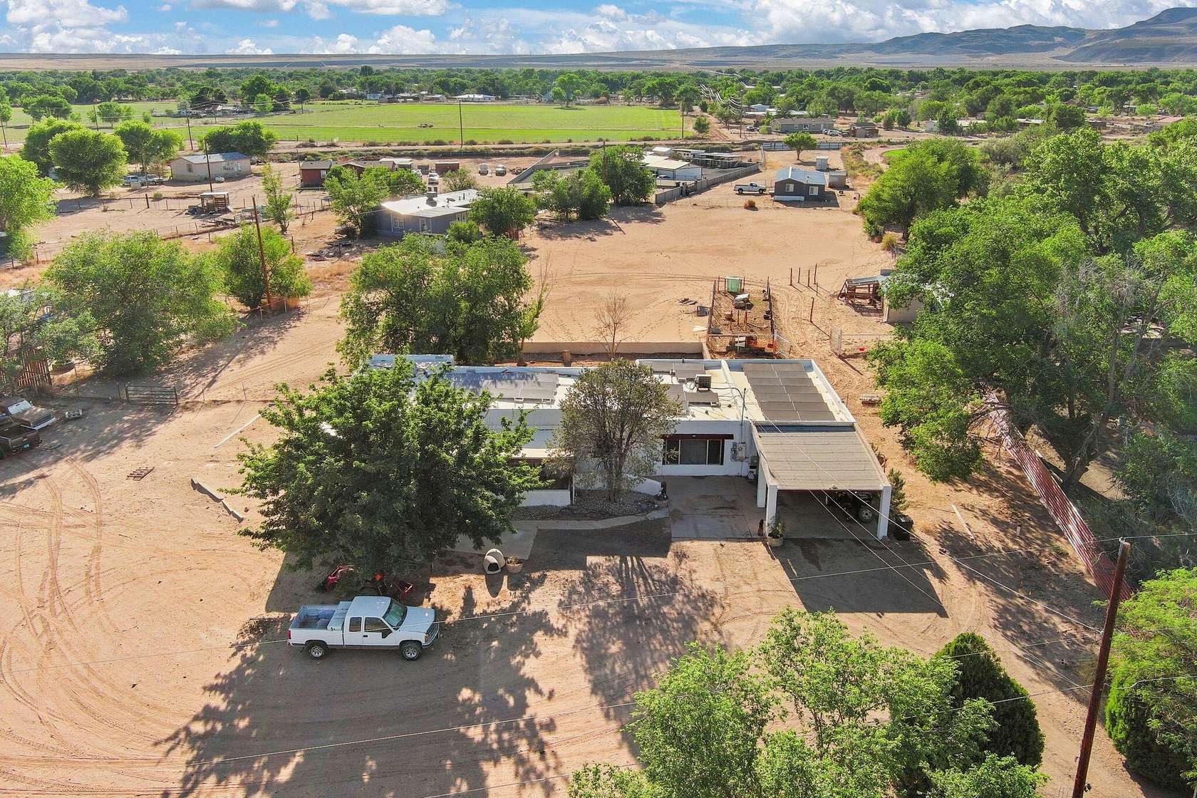 2 Acres of Residential Land with Home for Sale in Los Lunas, New Mexico