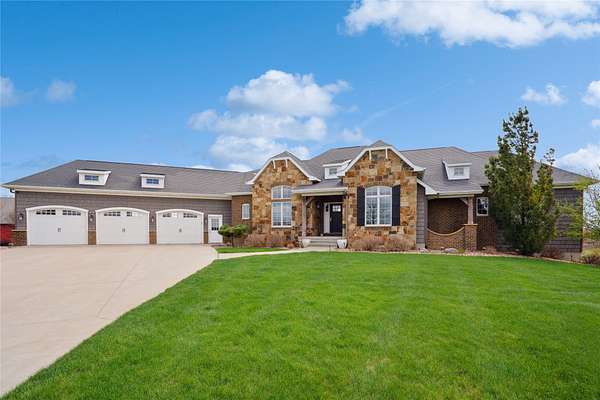 37.3 Acres of Land with Home for Sale in Vinton, Iowa