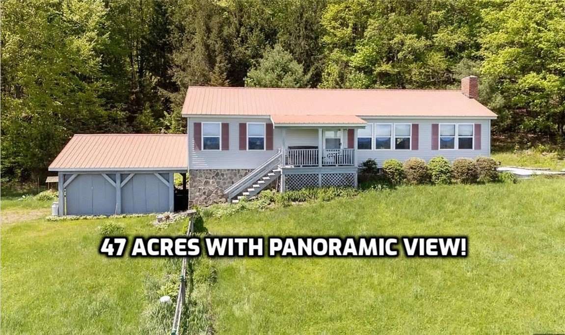 46.8 Acres of Land with Home for Sale in Andes, New York