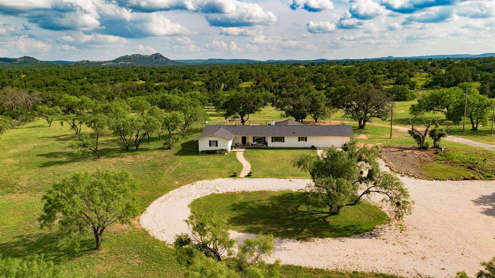 9.6 Acres of Residential Land with Home for Sale in Llano, Texas
