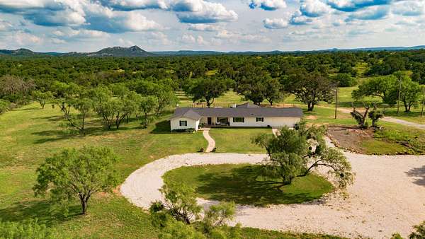 9.6 Acres of Residential Land with Home for Sale in Llano, Texas