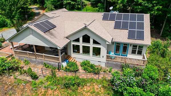 3.65 Acres of Residential Land with Home for Sale in Bryson City, North Carolina