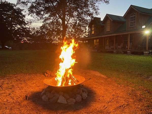 Evening Cauldron Fire