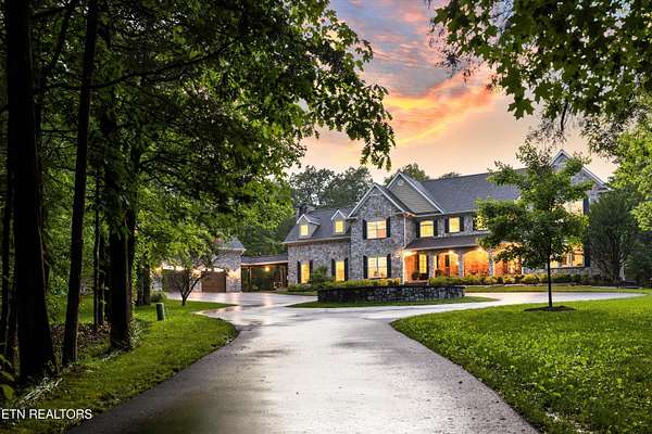 8.64 Acres of Residential Land with Home for Sale in Knoxville, Tennessee