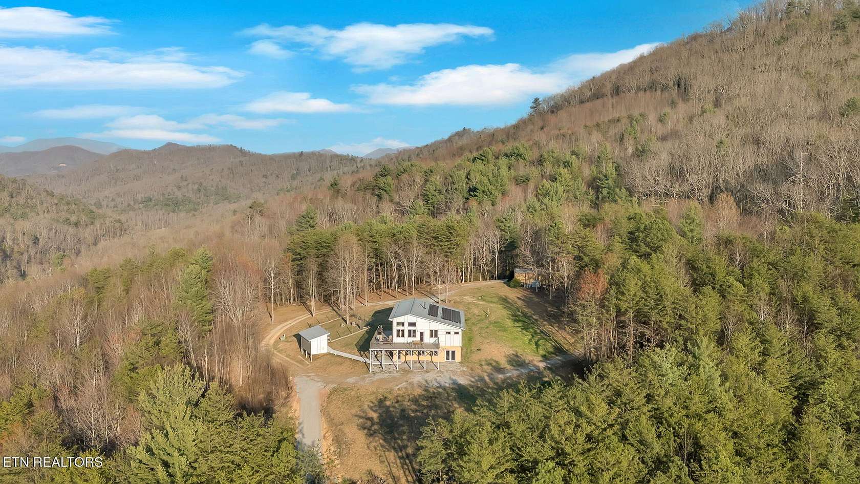 27.2 Acres of Land with Home for Sale in Greeneville, Tennessee