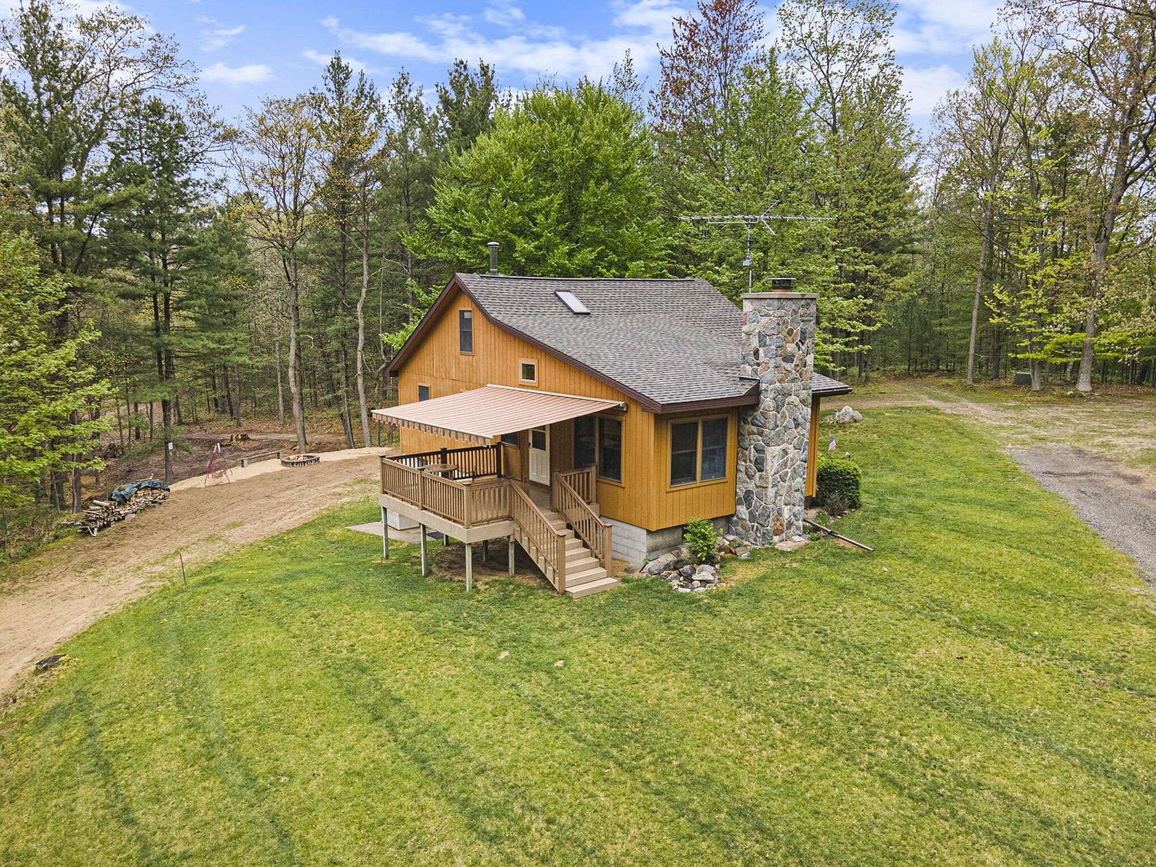 88.1 Acres of Recreational Land with Home for Sale in Pentwater, Michigan