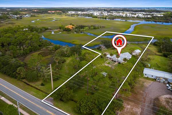 4 Acres of Residential Land with Home for Sale in St. Augustine, Florida