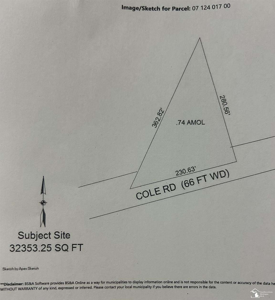 0.74 Acres of Commercial Land for Sale in Monroe, Michigan