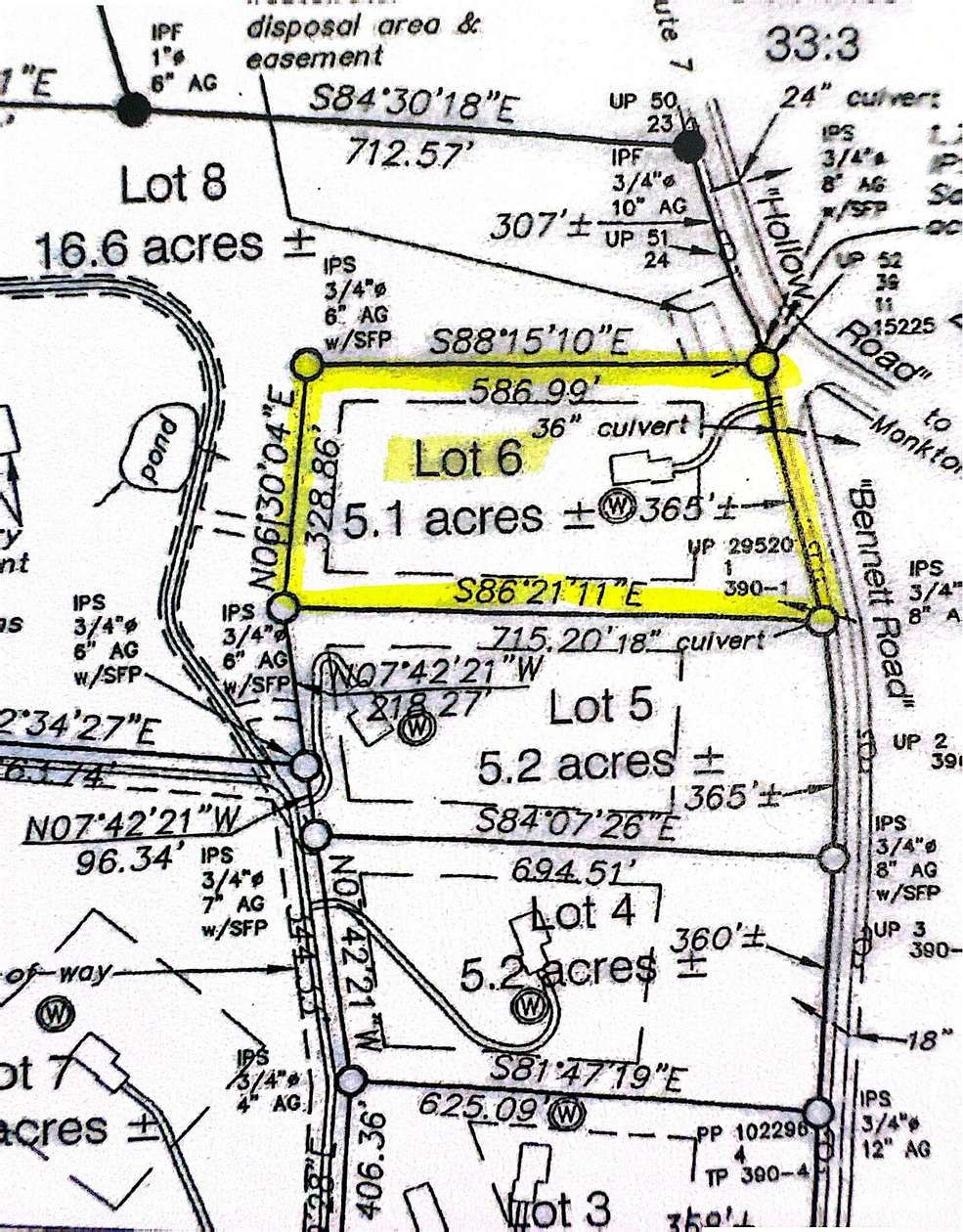 5.1 Acres of Residential Land for Sale in Monkton Town, Vermont