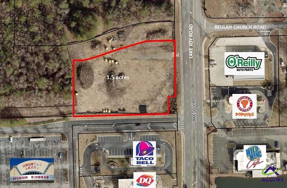 1.5 Acres of Commercial Land for Sale in Warner Robins, Georgia