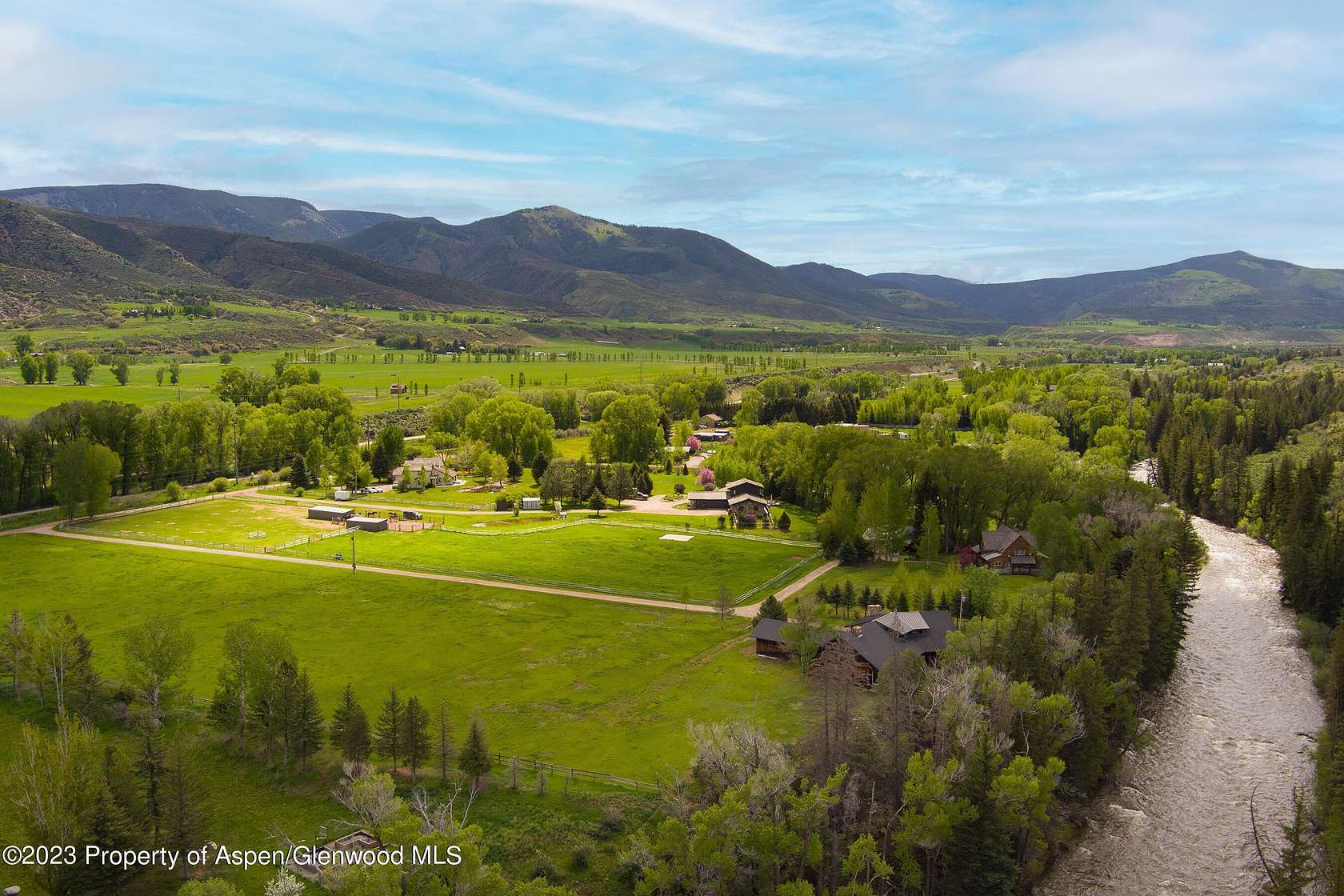 5.1 Acres of Land with Home for Sale in Woody Creek, Colorado