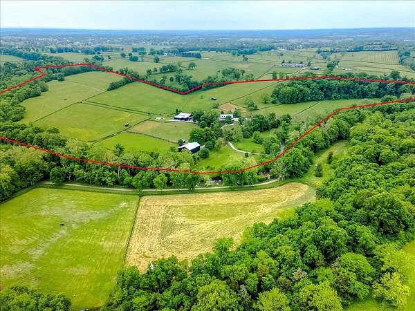 86 Acres of Land with Home for Sale in Nicholasville, Kentucky