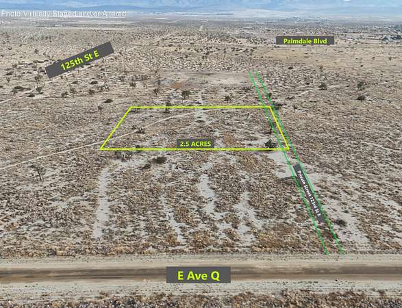 2.58 Acres of Land for Sale in Littlerock, California