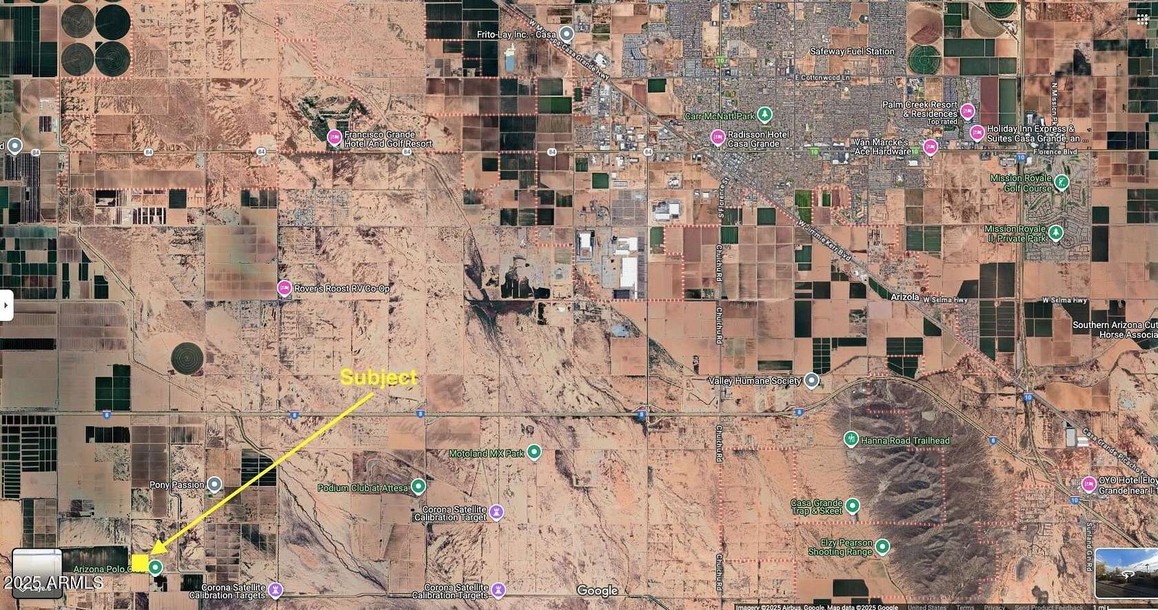 39.7 Acres of Commercial Land for Sale in Casa Grande, Arizona
